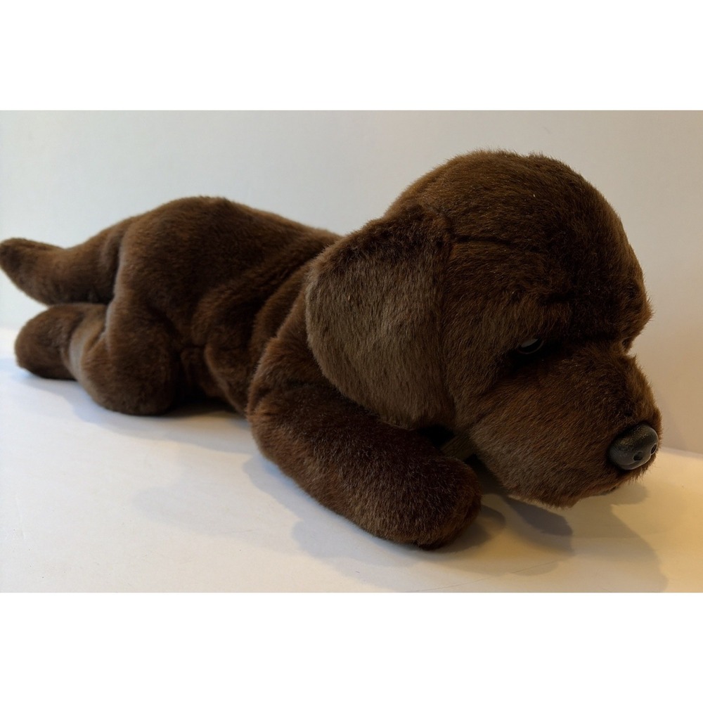 Yomiko‎ Classics Stuffed Plush Chocolate Labrador Russ Berrie Used
